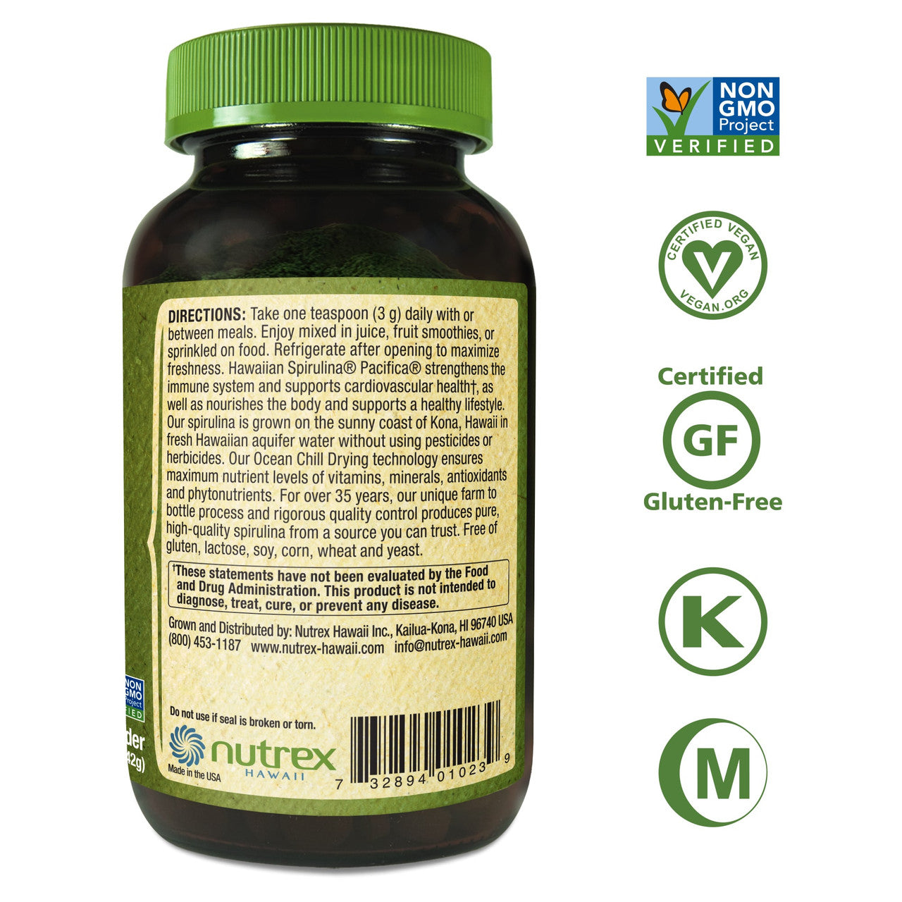 Nutrex Hawaii Spirulina Powder (1x5 Oz)