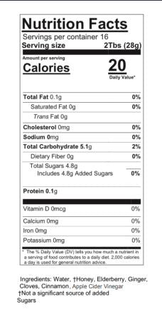 Organic Elderberry Boost (16 oz)